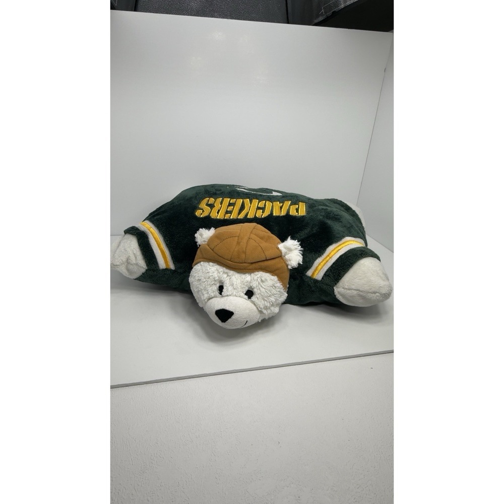 Green Bay Packers Vintage Helmet NFL 19" Pro Football Plush Pillow Pets Large
